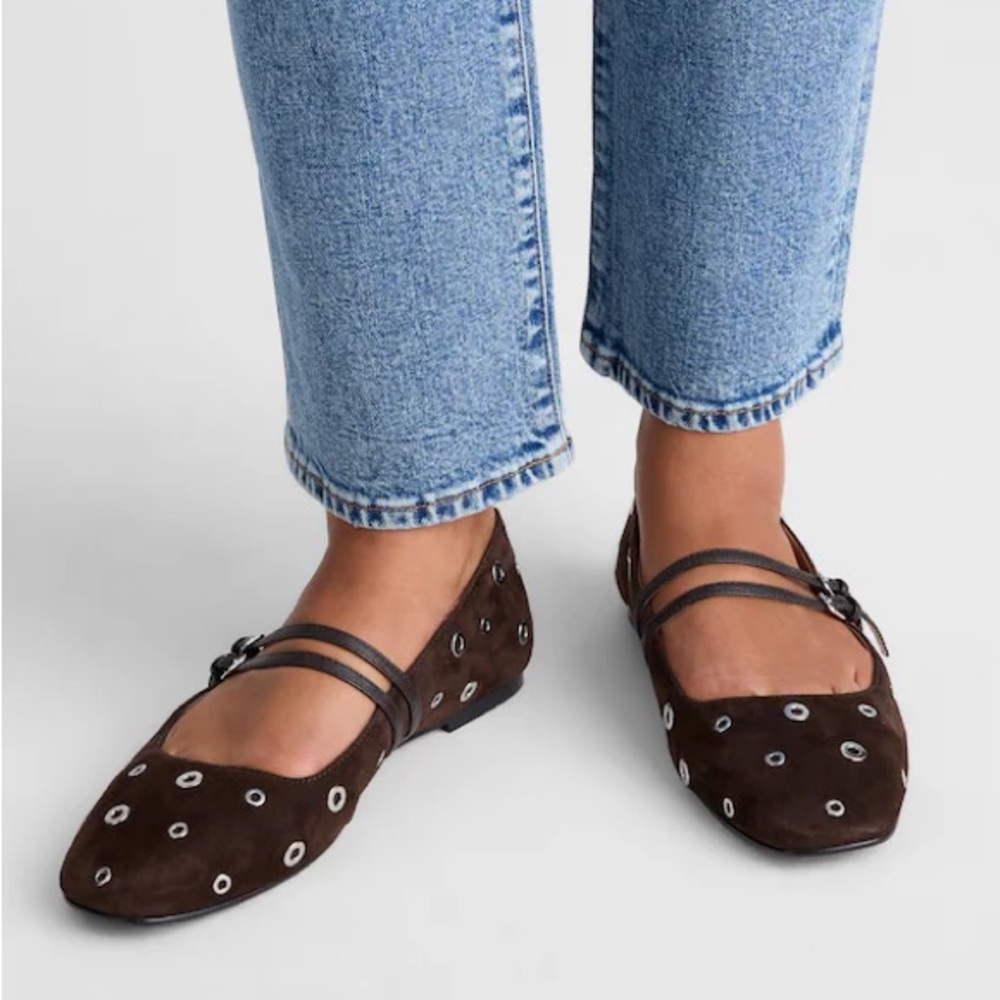 Madewell The Greta Double-Strap Ballet Flat NIB